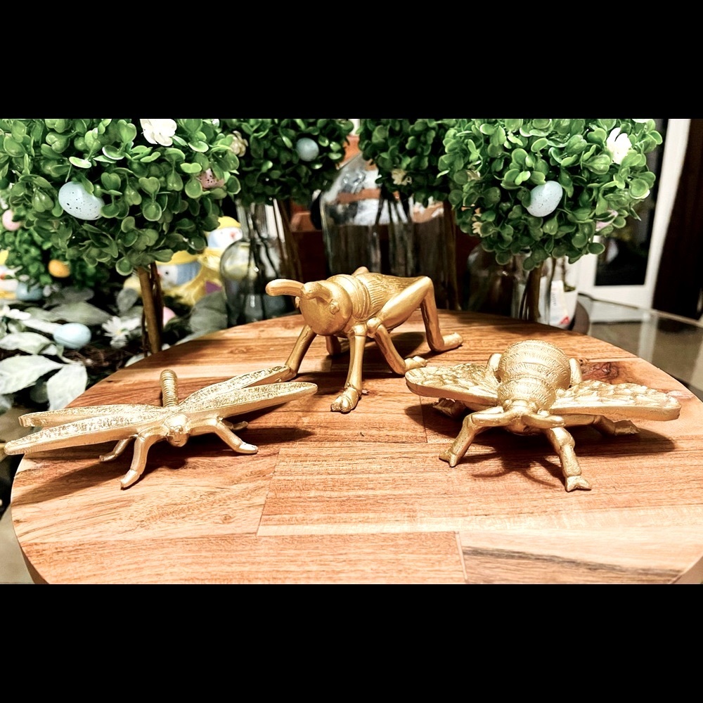 Target LUCKY Gold Grasshopper Garden Figure - Picture 2 of 15